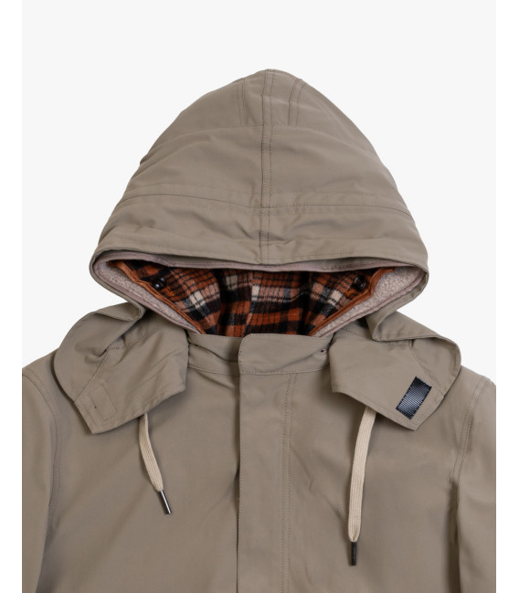Three detatchable layers parka