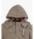 Three detatchable layers parka