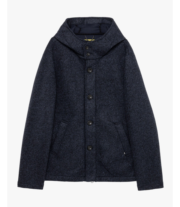 Hooded short coat
