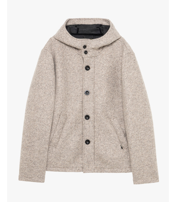 Hooded short coat