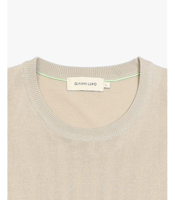 T-shirt in maglia muscle fit