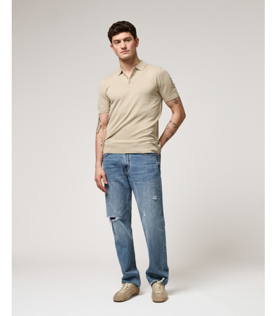 Polo in maglia muscle fit