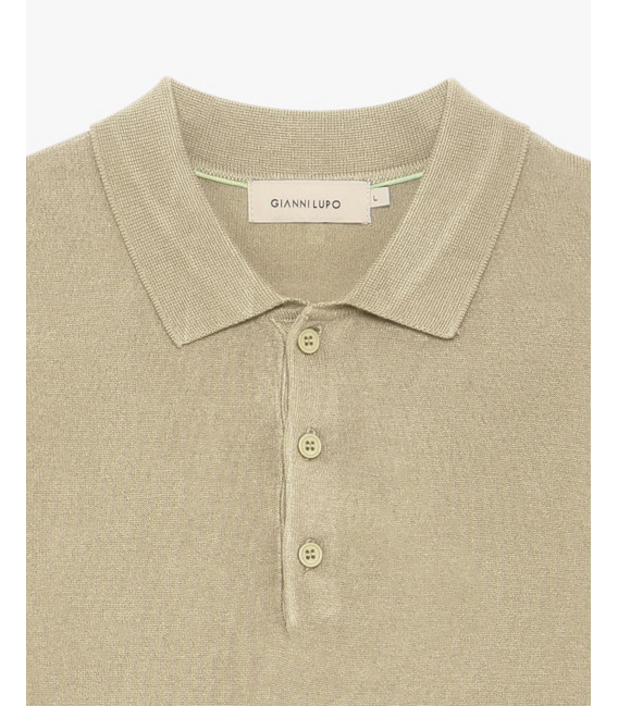 Polo in maglia muscle fit