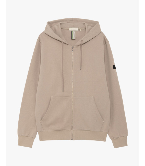 Felpa con zip e cappuccio