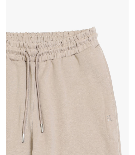 Joggers con logo ricamato