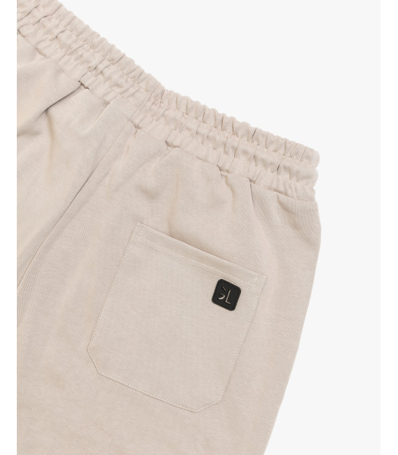 Joggers con logo ricamato