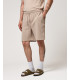 Bermuda joggers con logo ricamato