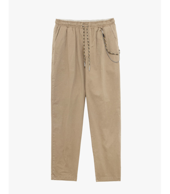 LEONARD cotton drawstring troursers
