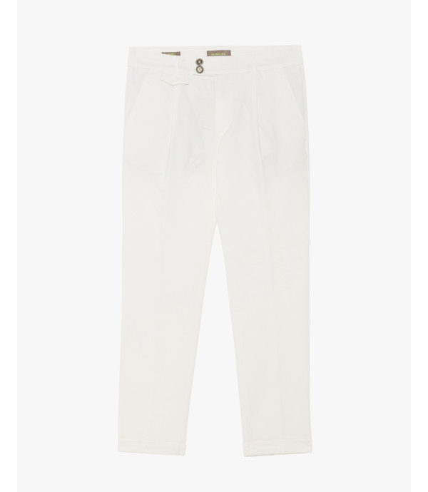 Pantaloni da abito slim fit con pinces