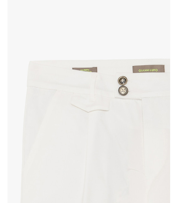 Pantaloni da abito slim fit con pinces
