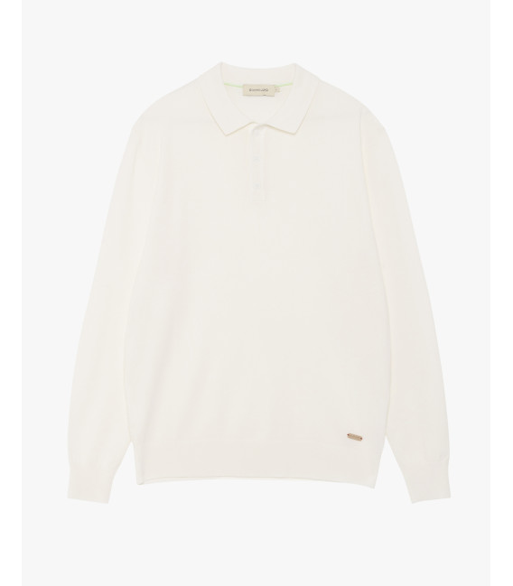 Polo a maniche lunghe relaxed fit