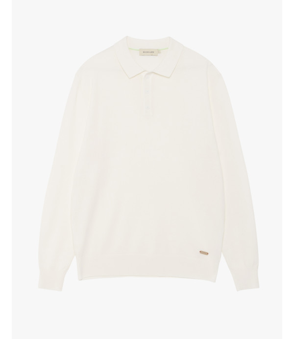 Polo a maniche lunghe relaxed fit