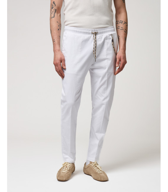 Pantaloni LEONARD con coulisse in cotone