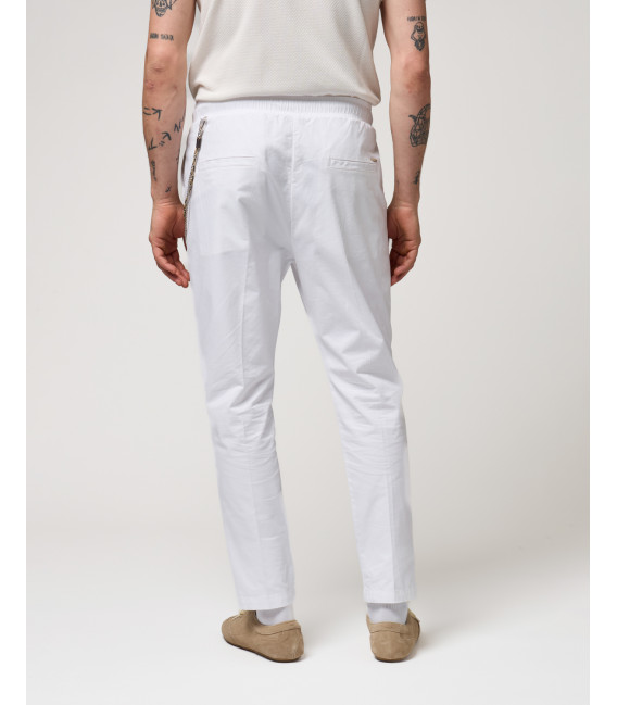 Pantaloni LEONARD con coulisse in cotone