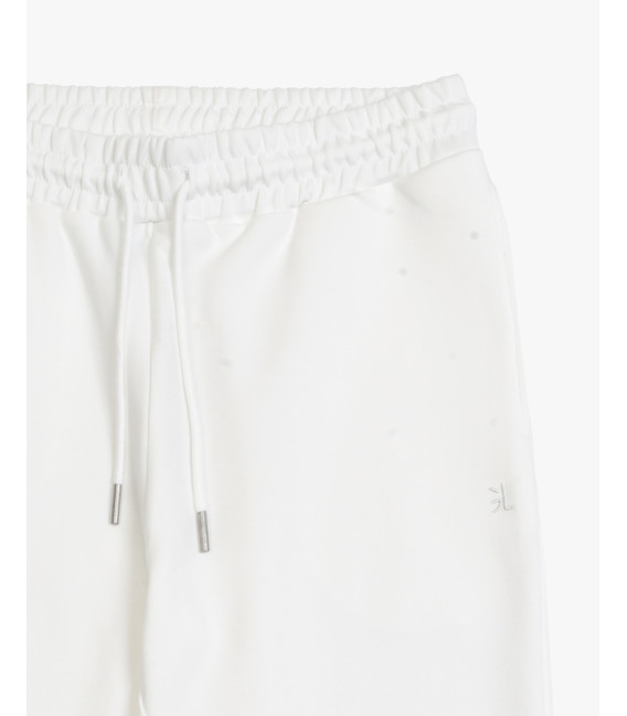 Joggers con logo ricamato