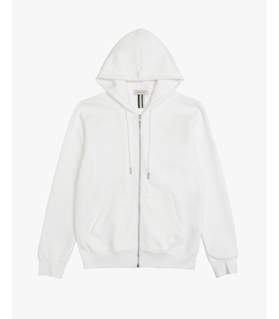 Felpa con zip e cappuccio