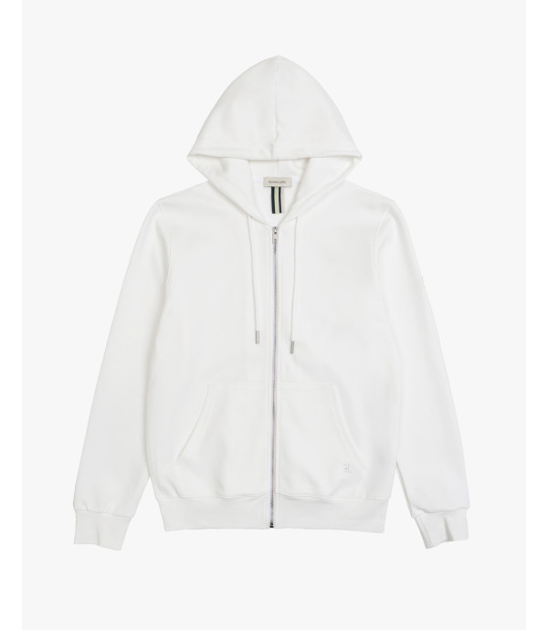Felpa con zip e cappuccio