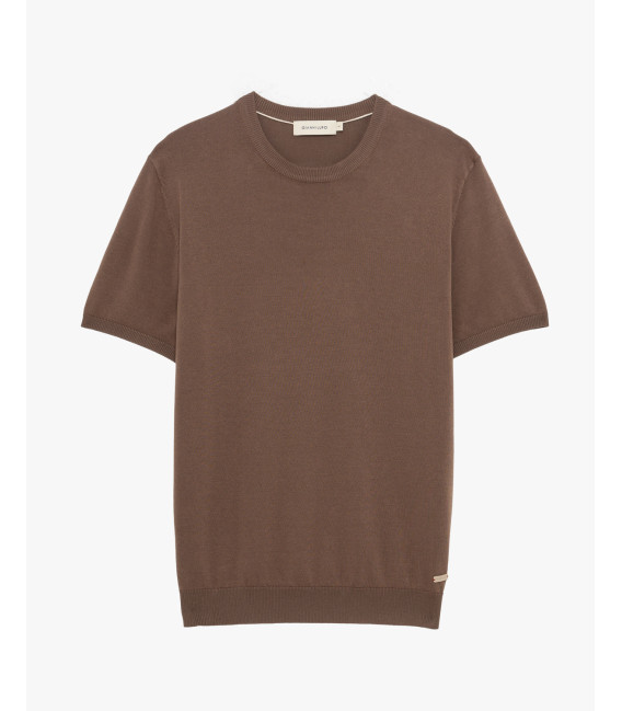 T-shirt in maglia muscle fit