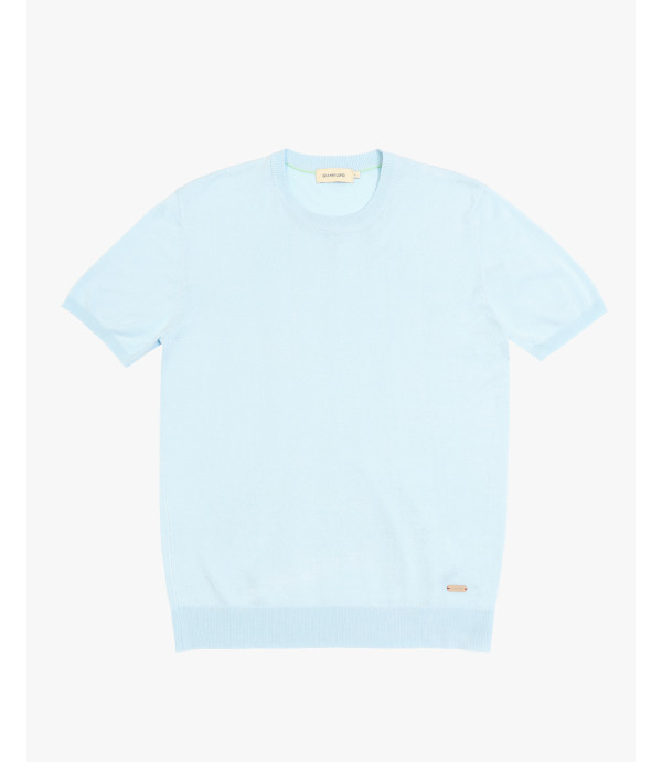 T-shirt in maglia muscle fit