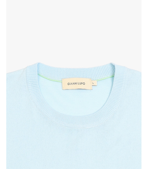 T-shirt in maglia muscle fit