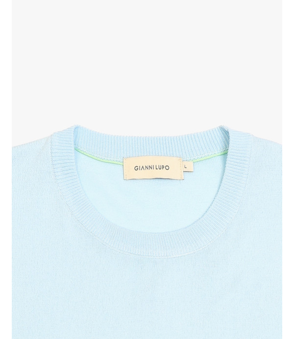 T-shirt in maglia muscle fit