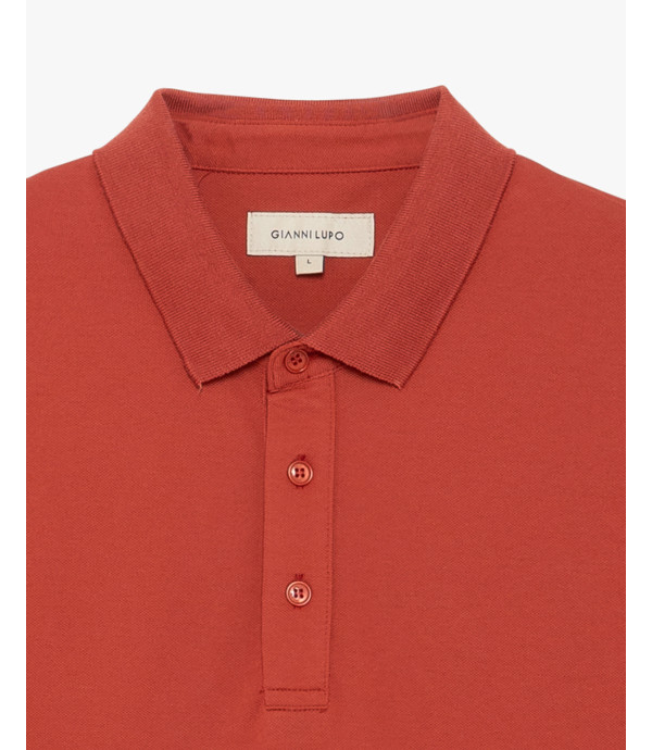 Polo in piquet con logo