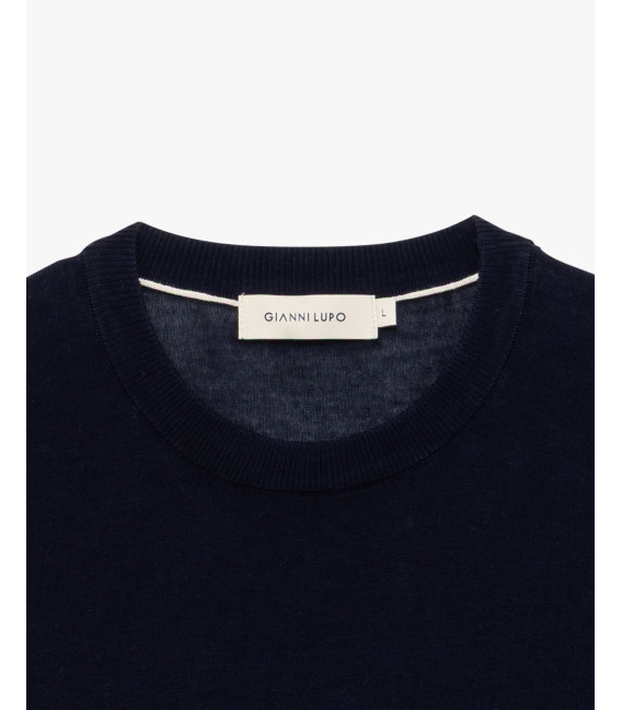 T-shirt in maglia girocollo