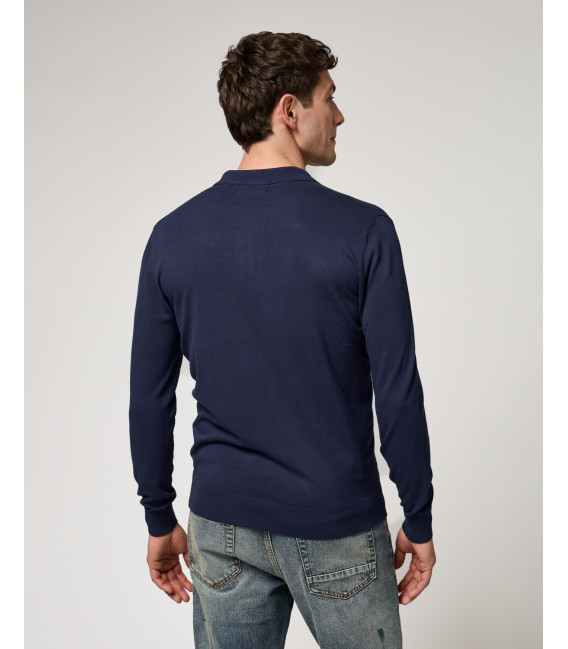 Polo a maniche lunghe relaxed fit