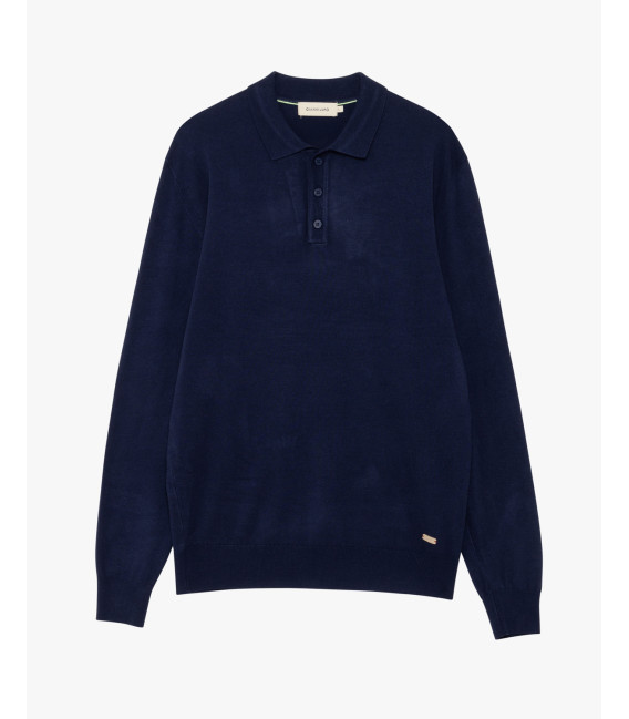 Polo a maniche lunghe relaxed fit