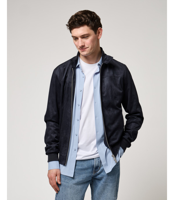 Bomber effetto camoscio