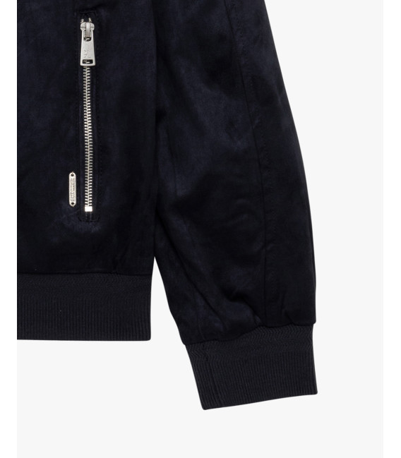 Bomber effetto camoscio