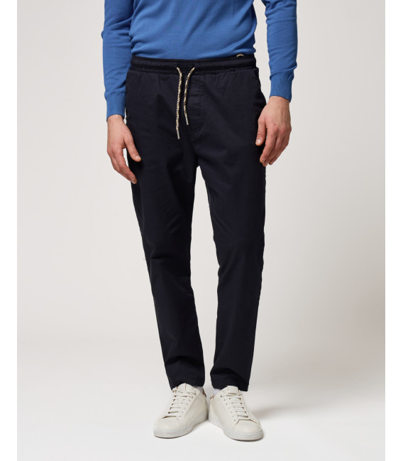 Pantaloni LEONARD con coulisse in cotone