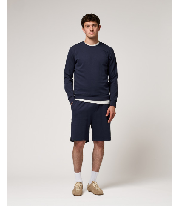 Bermuda joggers con logo ricamato