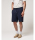 Bermuda joggers con logo ricamato