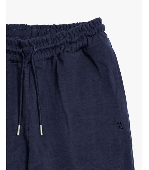 Joggers con logo ricamato