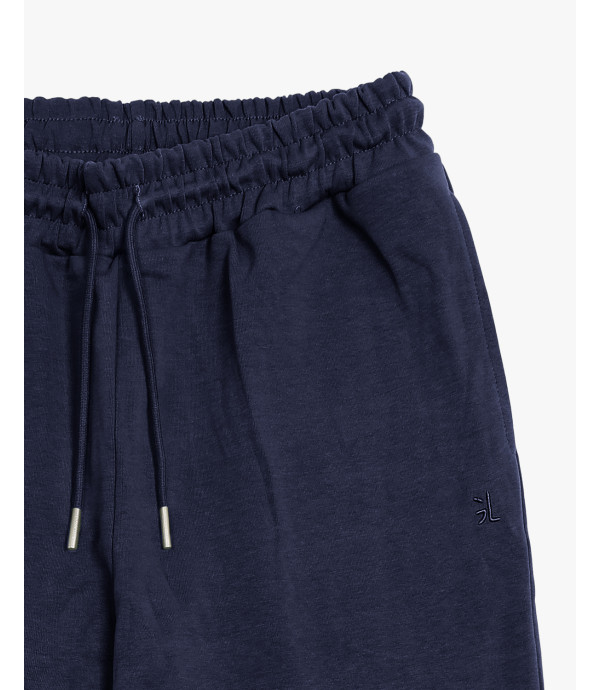 Joggers con logo ricamato