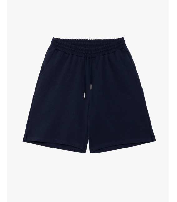 Bermuda joggers con logo ricamato