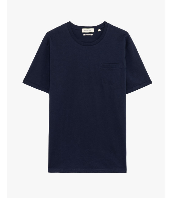 T-shirt con taschino in cotone extra fine