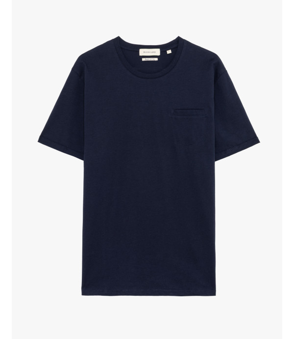 T-shirt con taschino in cotone extra fine