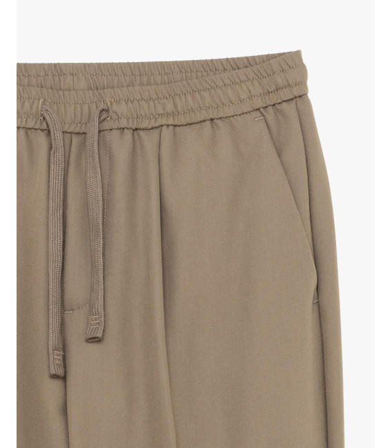 Pantaloni con laccio relaxed fit