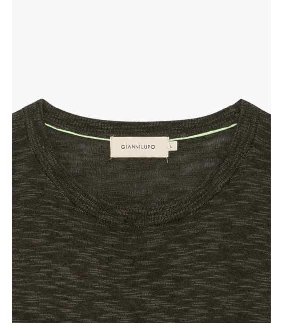 Maglione girocollo texturizzato