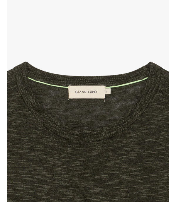 Maglione girocollo texturizzato