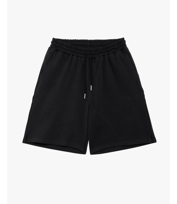 Bermuda joggers con logo ricamato