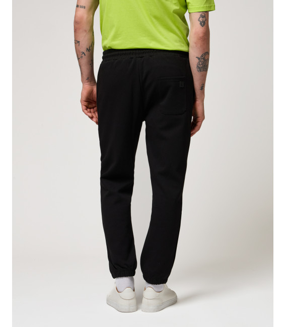 Joggers con logo ricamato