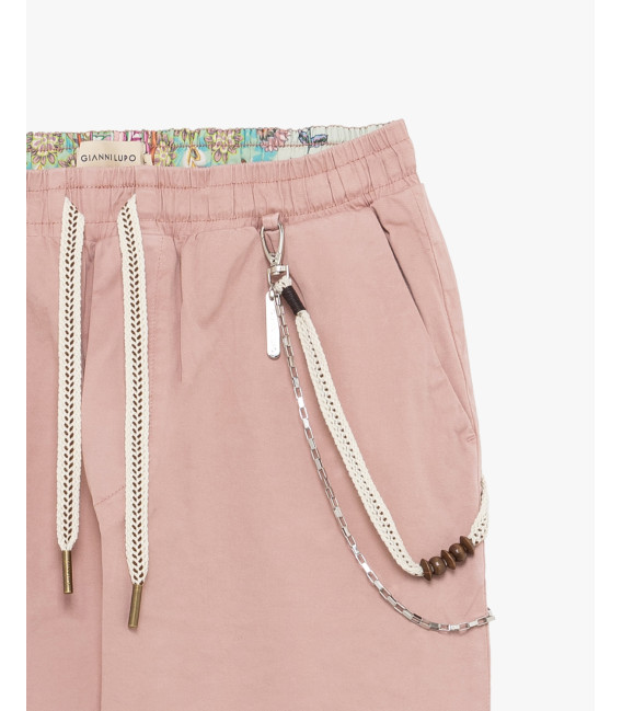 Pantaloni LEONARD con coulisse in cotone