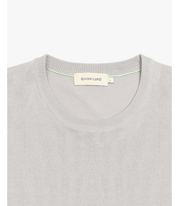 T-shirt in maglia muscle fit