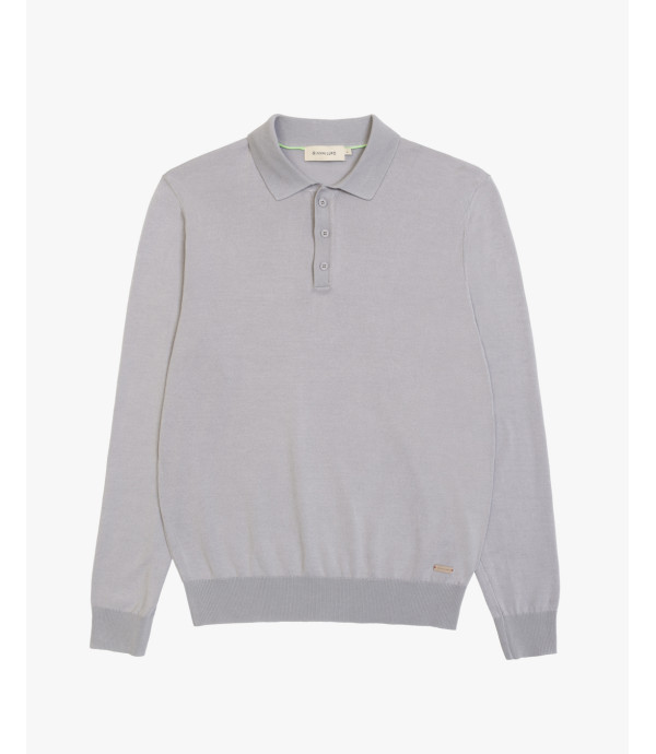 Polo a maniche lunghe relaxed fit