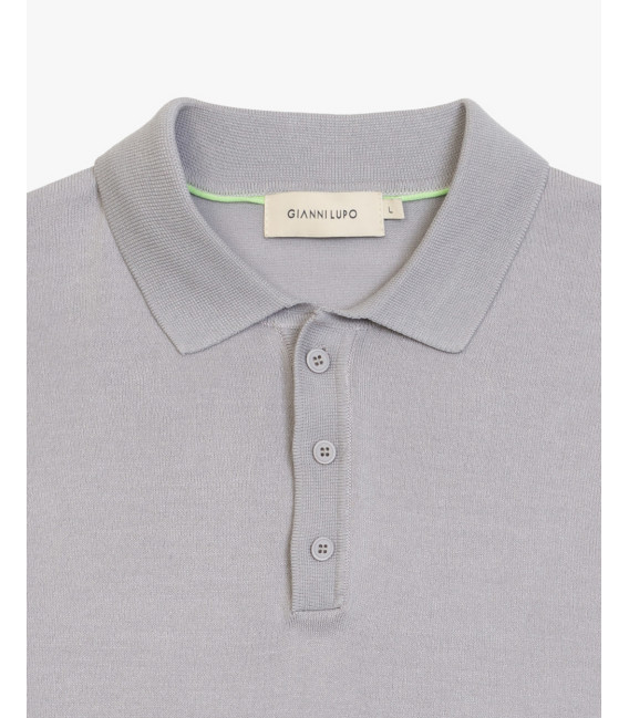 Polo a maniche lunghe relaxed fit