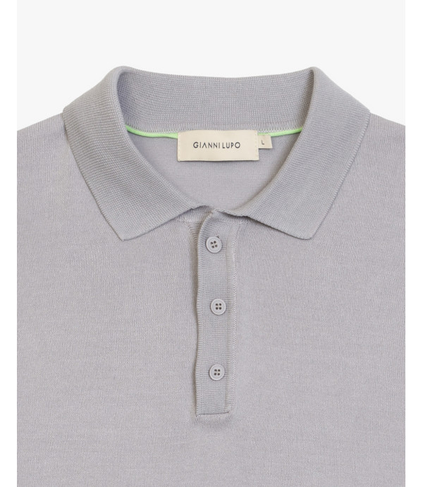 Polo a maniche lunghe relaxed fit