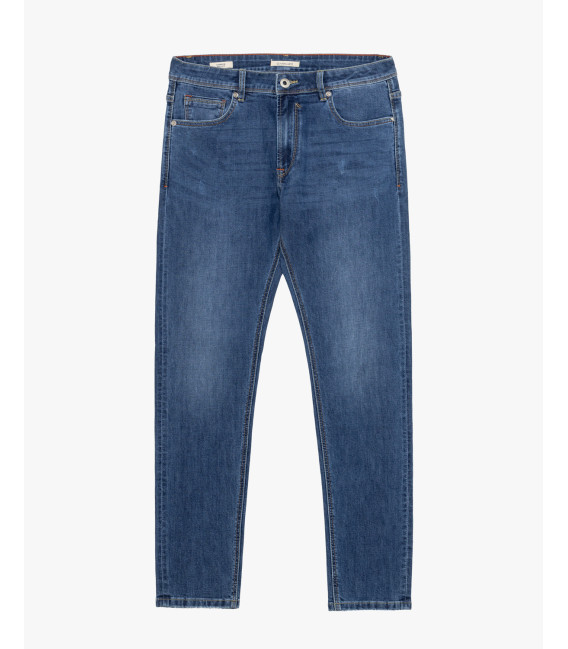 Jeans BRUCE regular fit con strappi dark wash